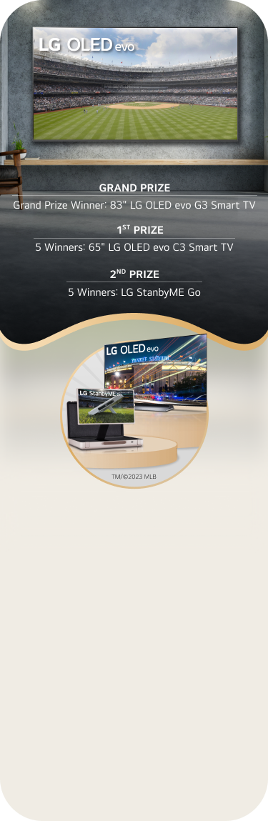 Step up to the plate and enter to win big league prizes image for mobile.