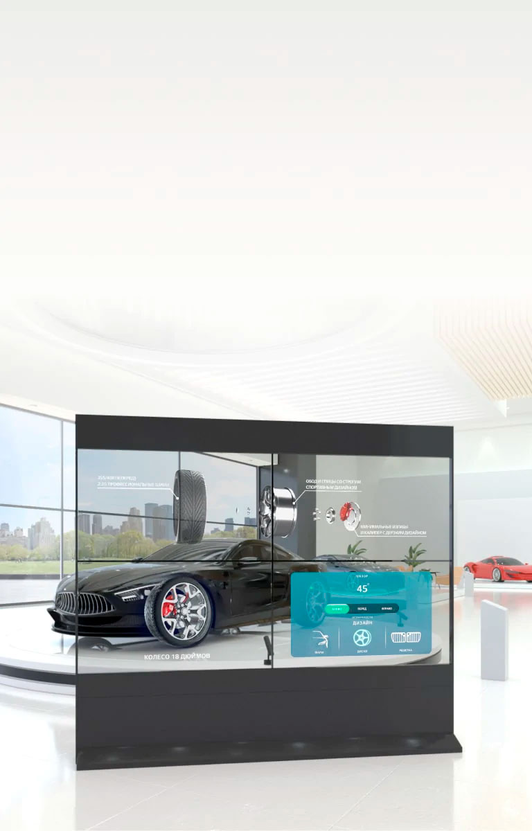 OLED shaffof sensor ekranlari