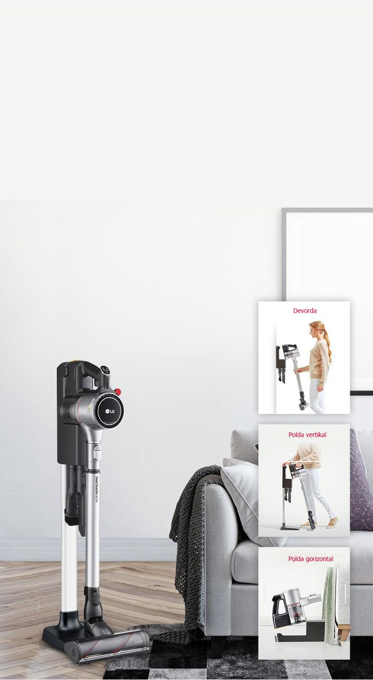 LG CordZero A9 Maksimal darajada qulay tozalash uchun ergonomik dizayn