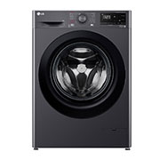 LG 8 kg, Nozik kir yuvish mashinasi, Steam™, Elegant dizayn, front view, F2V3PS6J, thumbnail 1