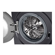 LG 8 kg, Nozik kir yuvish mashinasi, Steam™, Elegant dizayn, drum view, F2V3PS6J, thumbnail 4