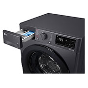 LG 8 kg, Nozik kir yuvish mashinasi, Steam™, Elegant dizayn, detail view, F2V3PS6J, thumbnail 6