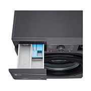 LG 8 kg, Nozik kir yuvish mashinasi, Steam™, Elegant dizayn, top drawer open, F2V3PS6J, thumbnail 7