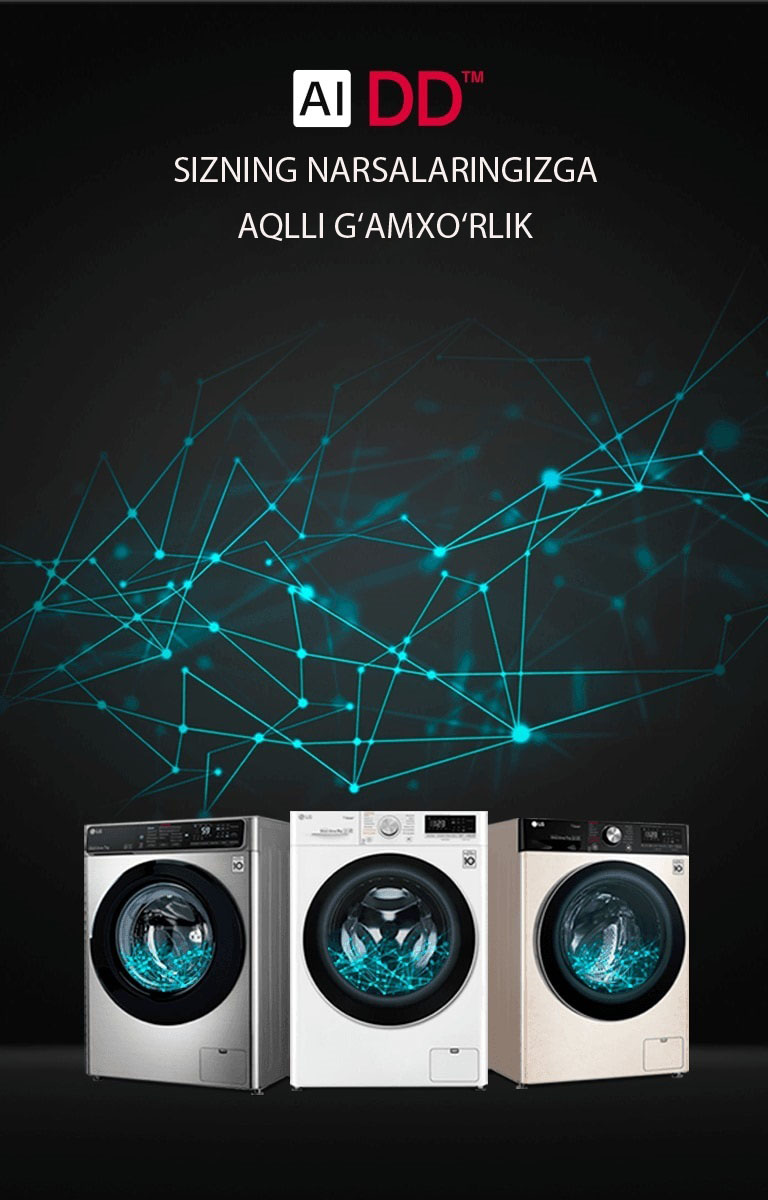 AI DD kir yuvish mashinalari - narsalaringizni oqilona parvarish qilish