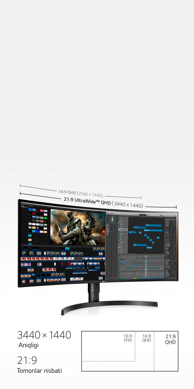 34" 21:9 UltraWide™ QHD