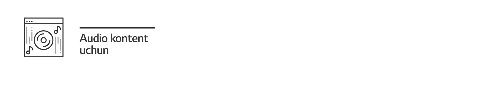 LG 49WL95C Audiokontent uchun