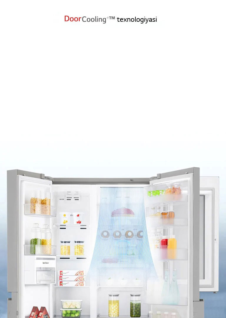 LG DoorCooling+ Tez va maromli sovitish