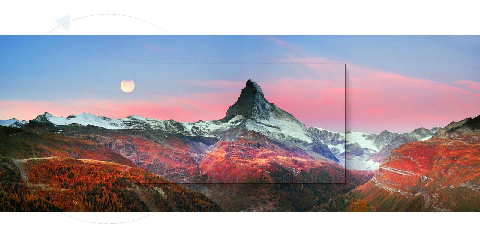 Maftunkor togʻ manzarasi aks etgan kadr (video tomoshasi)