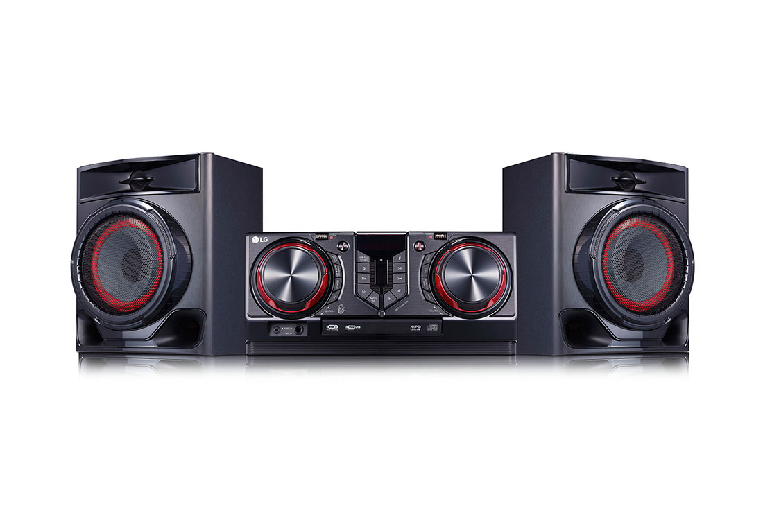 LG XBOOM CJ44 minitizimi, 480 Vt, Karaoke funksiyasi, DJ funksiyasi, CJ44, CJ44