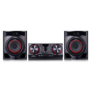 LG XBOOM CJ44 minitizimi, 480 Vt, Karaoke funksiyasi, DJ funksiyasi, CJ44, CJ44, thumbnail 3