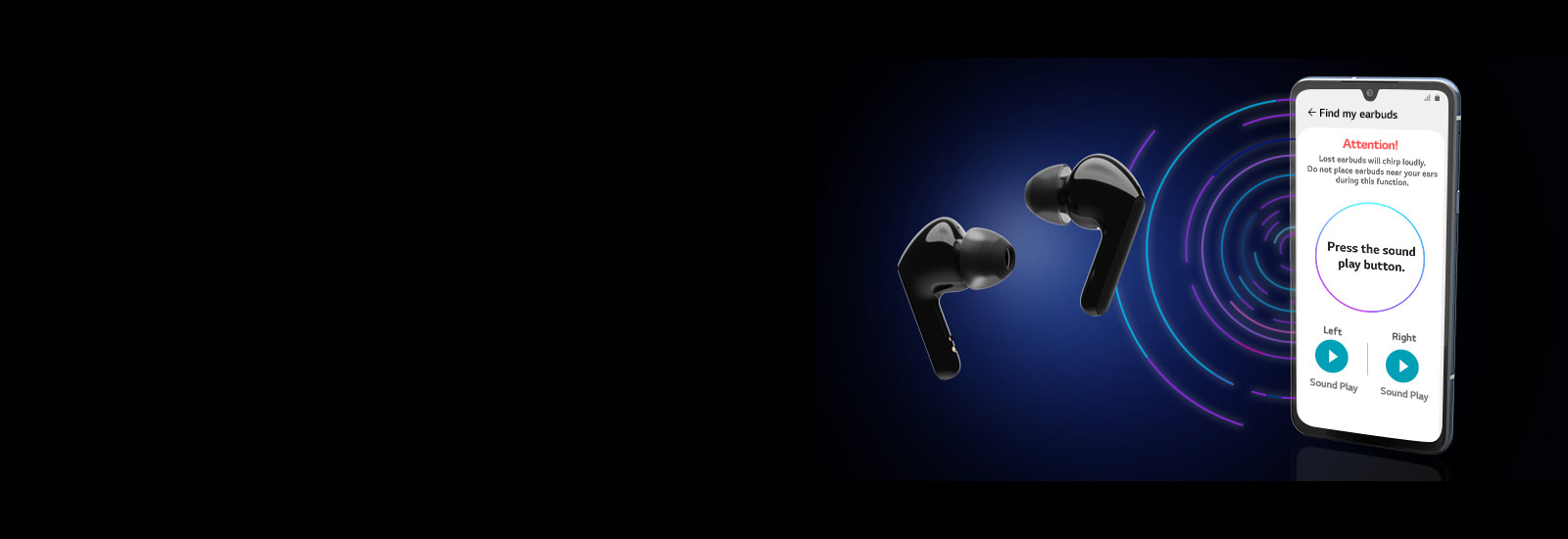 Fonida koʻk,binafsha va qizil chiziq boʻlgan virtual muhitdagi telefon va quloqlik tasviri