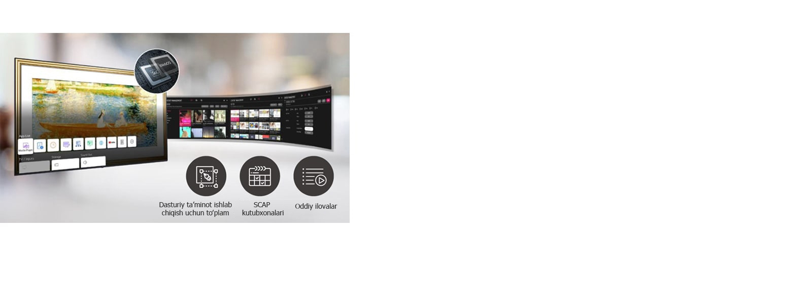 Bir vaqtning oʻzida bajariladigan vazifalar soni web OS platformasida osongina sozlanishi mumkin.