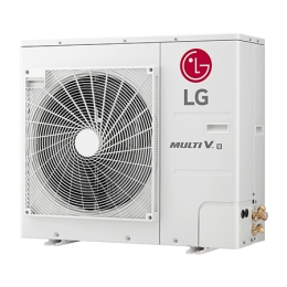 LG MULTI V S ARUN040GSS0 tashqi blok, 4 ot kuchiga ega. U uzun to‘rtburchaklar shaklga va ichida katta lotok o‘rnatilgan.2