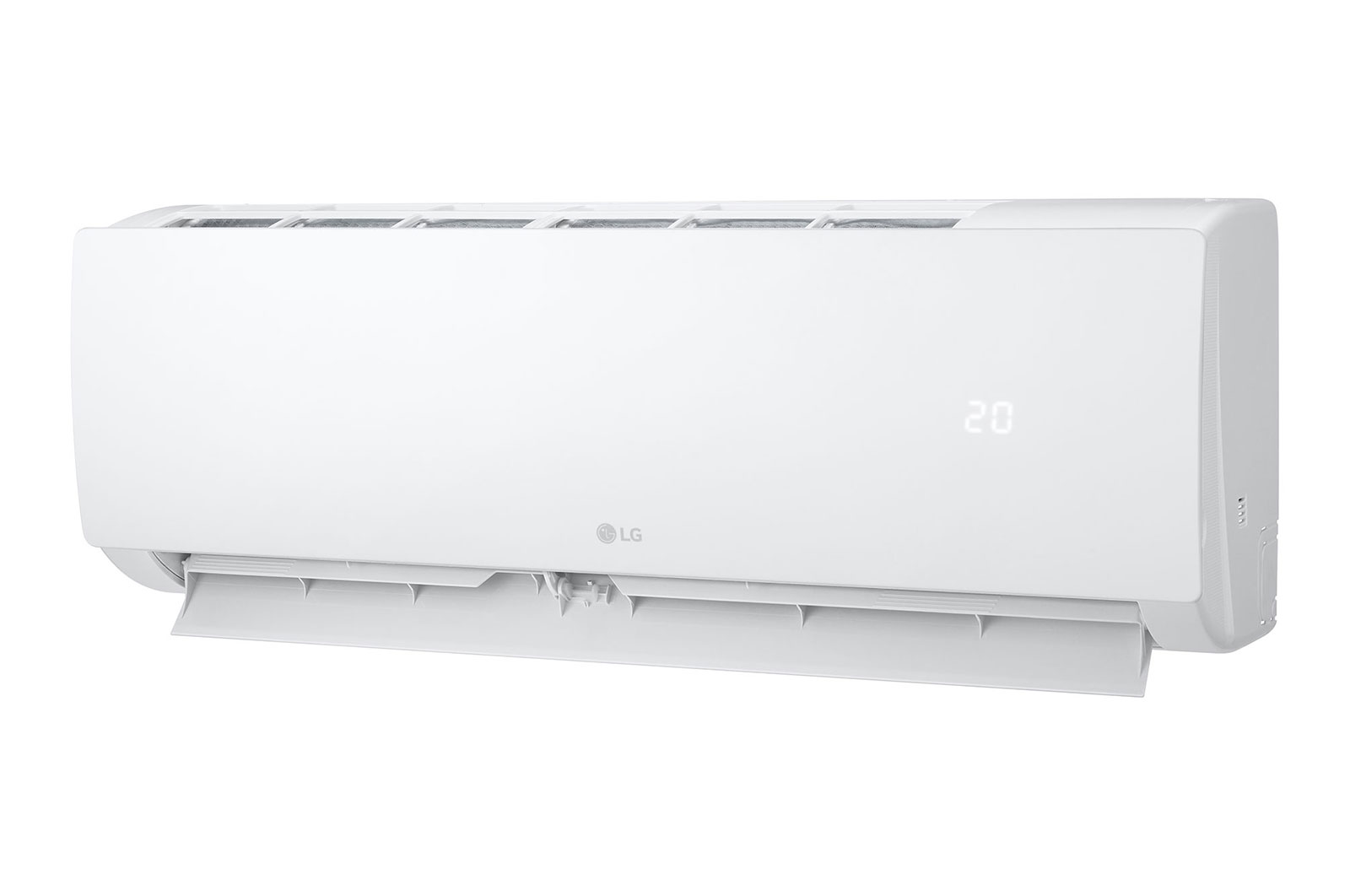 LG 54 m², Inverter motorli LG DUALCOOL PRO konditsioneri 			 			 			, right side open view, W18TI, thumbnail 9