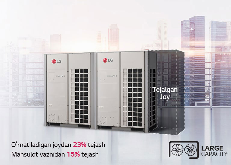 Large Capacity tashqi bloki yordamida moslashuvchan oʻrnatish