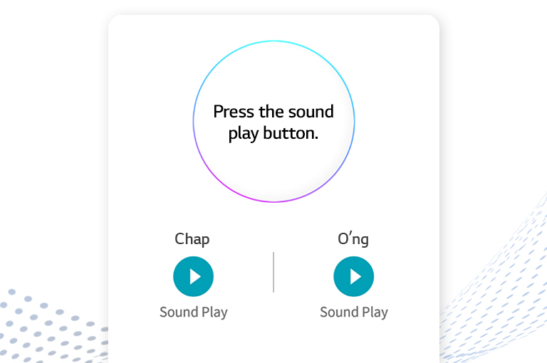 Ilovadagi chap quloqlikni alohida va o‘ng quloqlikni alohida qidirish tugmalarini ko‘rsatuvchi quloqliklarni qidirish funksiyasi skrinshoti.