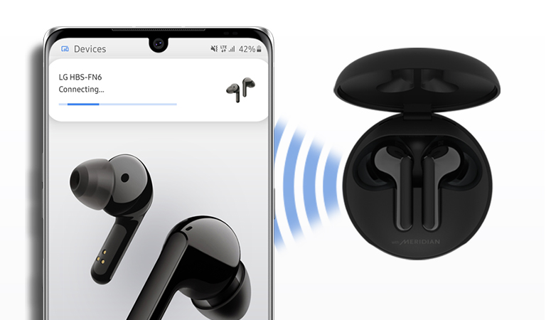 Smartfonning yonida turgan quvvatlash g‘ilofi va ularning orasidagi bog‘lanishning ramziy tasviri.