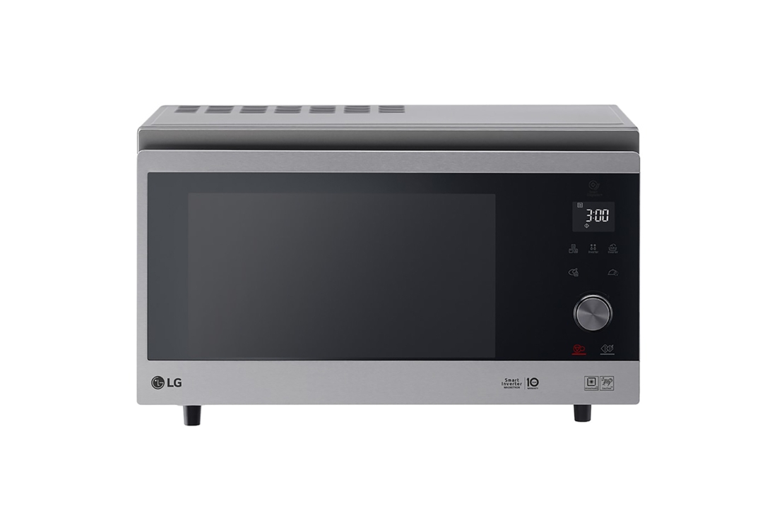 LG NeoChef mikrotoʻlqinli pechi, 39 L, Konveksiya, 1900 W, Smart Inverter, EasyClean, Toblab pishirish, MJ3965AIS, MJ3965AIS