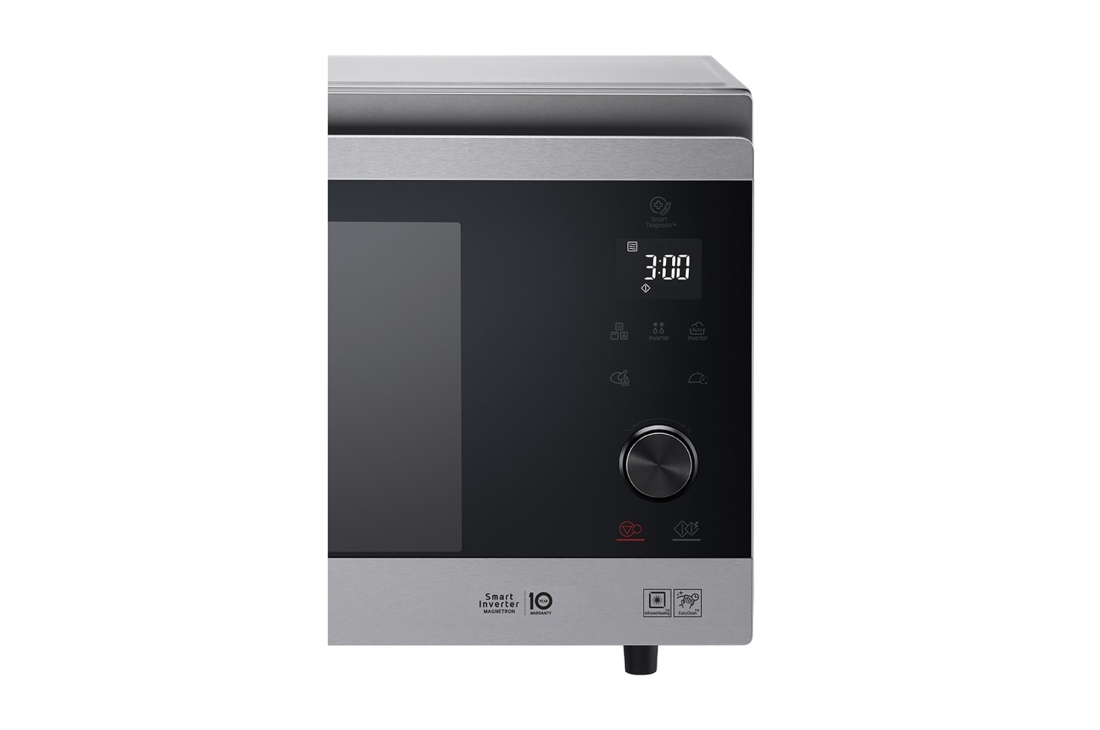 LG NeoChef mikrotoʻlqinli pechi, 39 L, Konveksiya, 1900 W, Smart Inverter, EasyClean, Toblab pishirish, MJ3965AIS, MJ3965AIS, thumbnail 3
