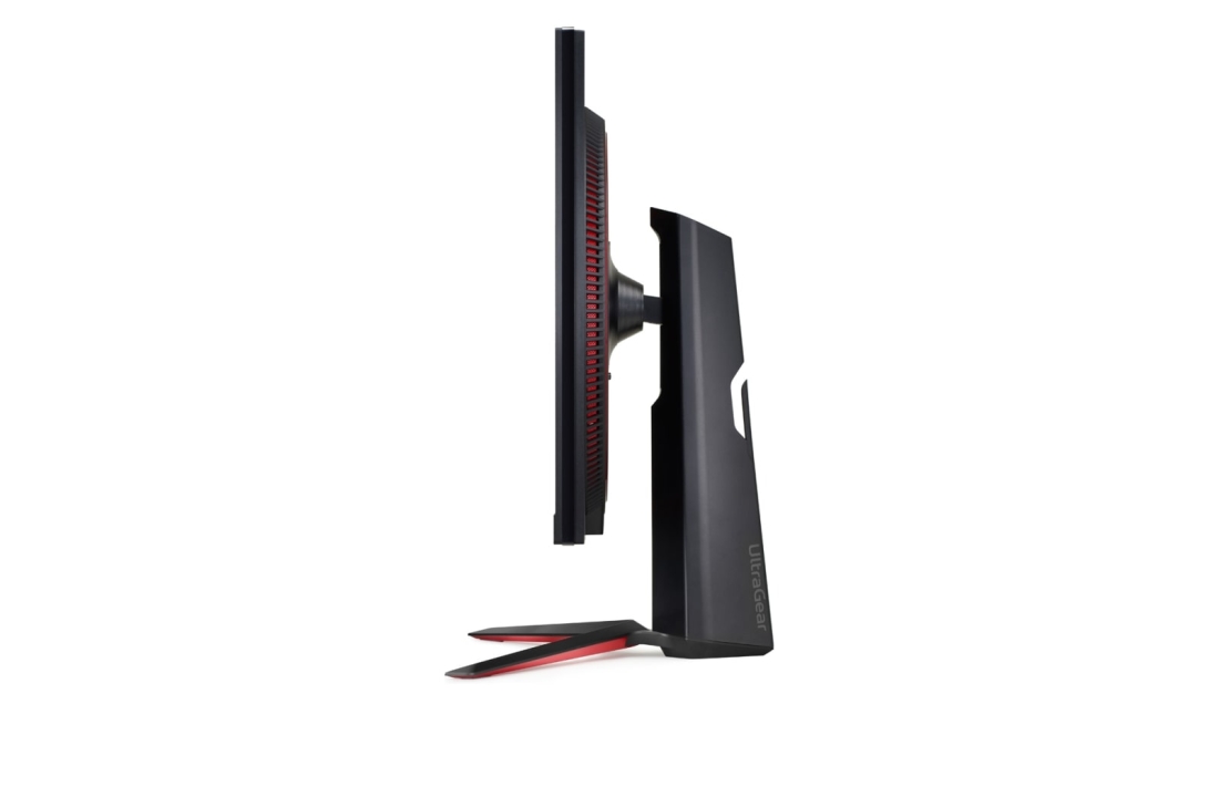LG 31,5 dyuymli 165 GS, MBR 1 ms boʻlgan LG UltraGear™ QHD monitori, side view, 32GN650-B, thumbnail 5