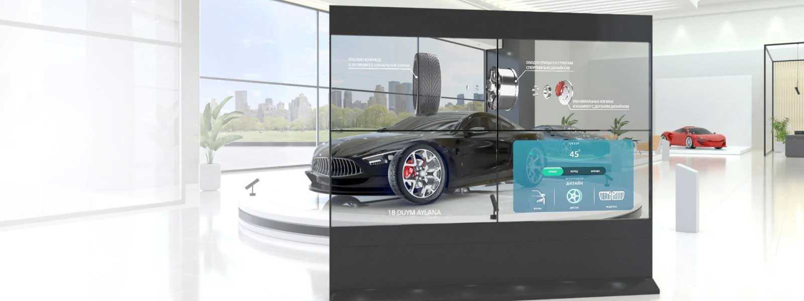 OLED shaffof sensorli ekranlar