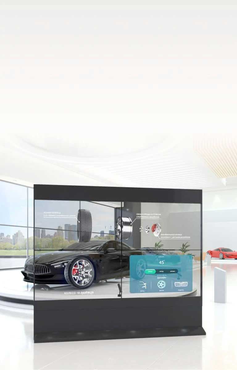 OLED shaffof sensorli ekranlar