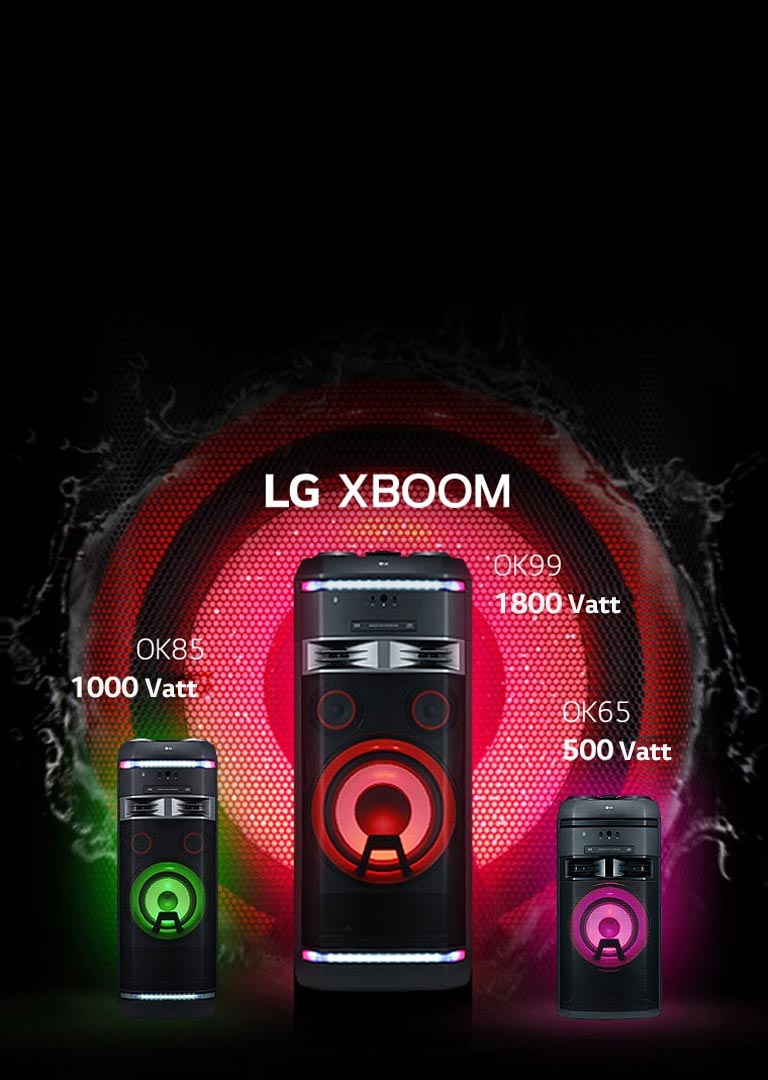 LG XBOOM kuchli audiotizimlari
