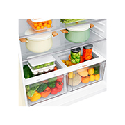 LG Hajm 592 l |  Yuqori muzlatgich kamerali LG sovutgich | Qaymoq rang | DoorCooling⁺™ | Linear Inverter Compressor, GR-H802HEHZ, thumbnail 3