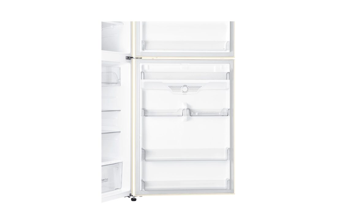 LG Hajm 592 l |  Yuqori muzlatgich kamerali LG sovutgich | Qaymoq rang | DoorCooling⁺™ | Linear Inverter Compressor, GR-H802HEHZ, thumbnail 7