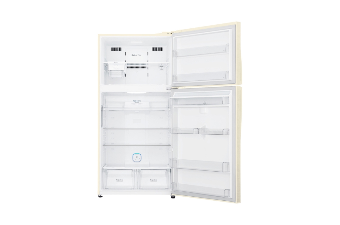 LG Hajm 592 l |  Yuqori muzlatgich kamerali LG sovutgich | Qaymoq rang | DoorCooling⁺™ | Linear Inverter Compressor, GR-H802HEHZ, thumbnail 8