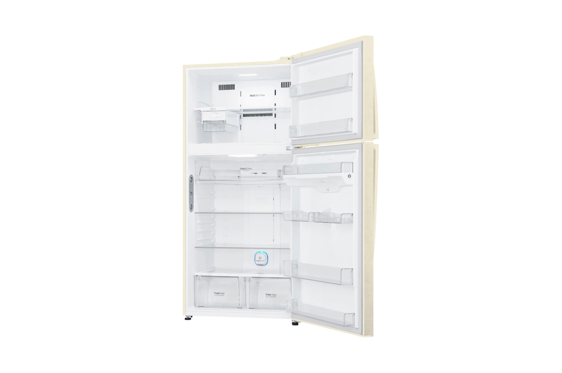 LG Hajm 592 l |  Yuqori muzlatgich kamerali LG sovutgich | Qaymoq rang | DoorCooling⁺™ | Linear Inverter Compressor, GR-H802HEHZ, thumbnail 10