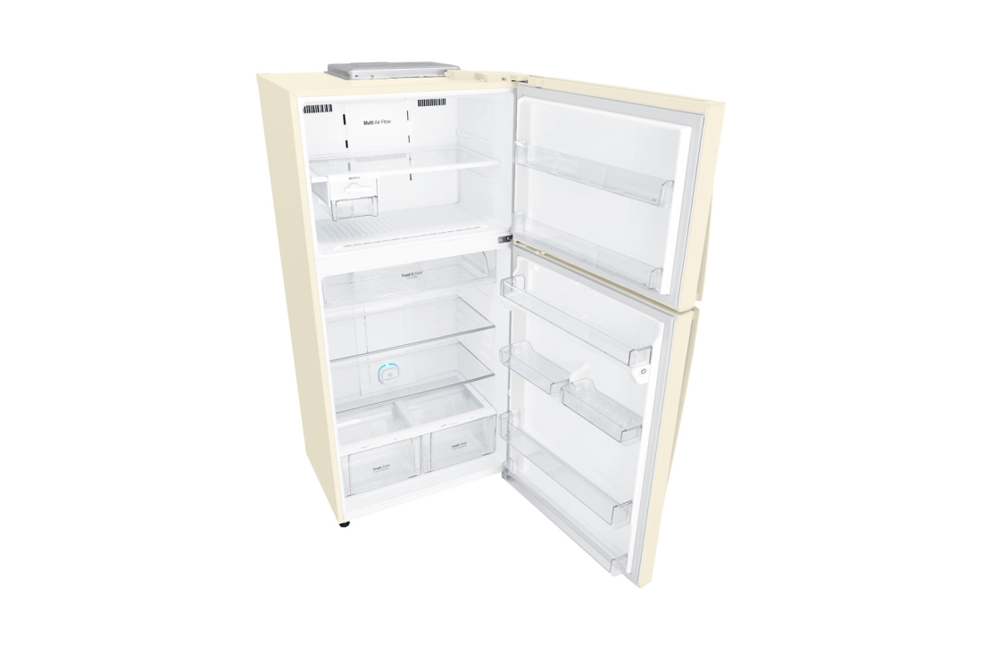 LG Hajm 592 l |  Yuqori muzlatgich kamerali LG sovutgich | Qaymoq rang | DoorCooling⁺™ | Linear Inverter Compressor, GR-H802HEHZ, thumbnail 13