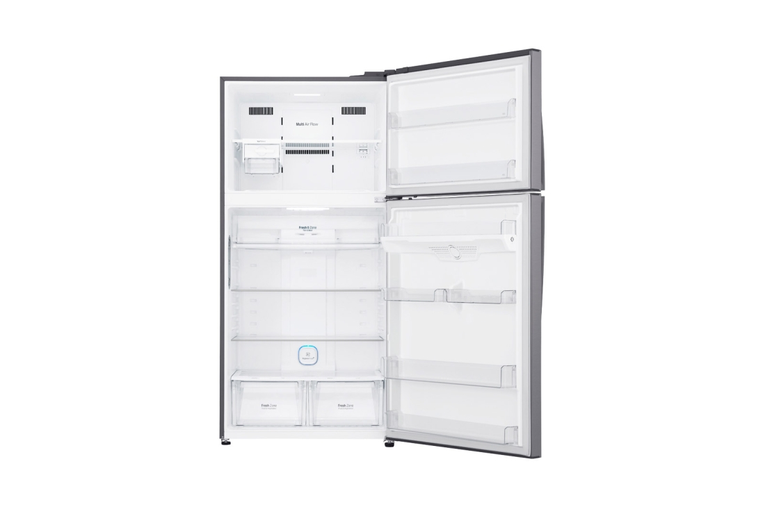 LG Hajm 592 l |  Yuqori muzlatgich kamerali LG sovutgich | Kulrang | DoorCooling⁺™ | Linear Inverter Compressor, GR-H802HMHZ, thumbnail 7