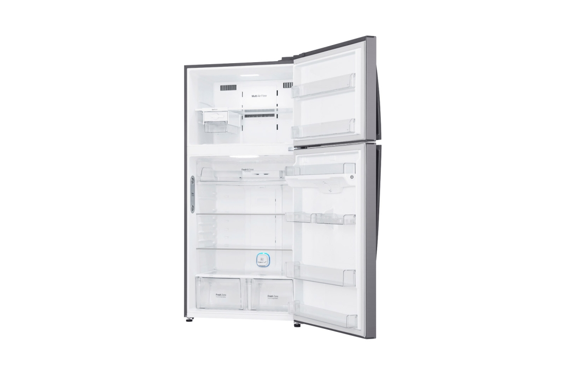 LG Hajm 592 l |  Yuqori muzlatgich kamerali LG sovutgich | Kulrang | DoorCooling⁺™ | Linear Inverter Compressor, GR-H802HMHZ, thumbnail 9