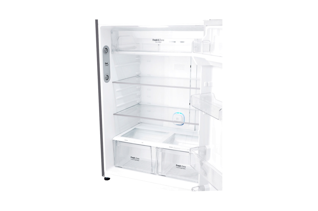 LG Hajm 592 l |  Yuqori muzlatgich kamerali LG sovutgich | Kulrang | DoorCooling⁺™ | Linear Inverter Compressor, GR-H802HMHZ, thumbnail 5