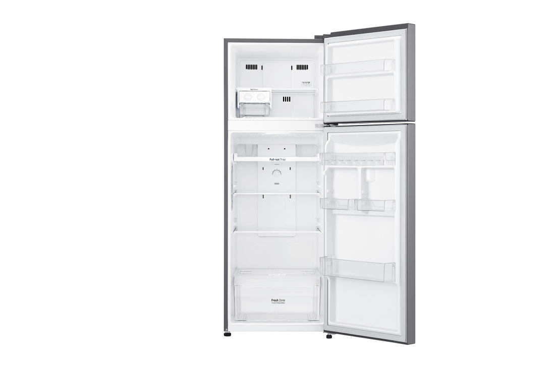 LG Hajm 312 l |  Yuqori muzlatgich kamerali LG sovutgich | Kulrang | DoorCooling+™ | Smart Inverter Compressor, GN-C372SMCB, thumbnail 3