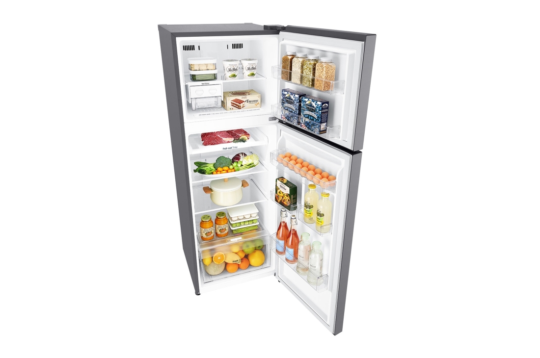 LG Hajm 312 l |  Yuqori muzlatgich kamerali LG sovutgich | Kulrang | DoorCooling+™ | Smart Inverter Compressor, GN-C372SMCB, thumbnail 10