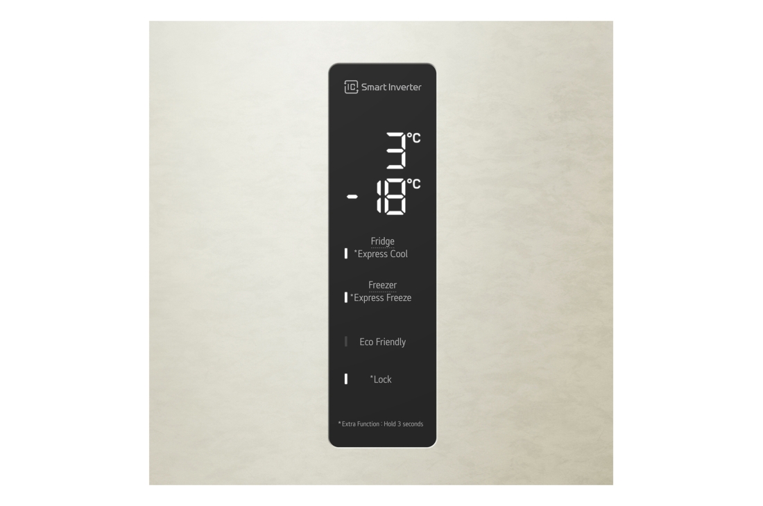 LG Hajm 341 l |  Pastki muzlatgich kamerali LG sovutgich | Qaymoq rang | DoorCooling+™ | Smart Inverter Compressor, GC-B459SEUM, GC-B459SEUM, thumbnail 14