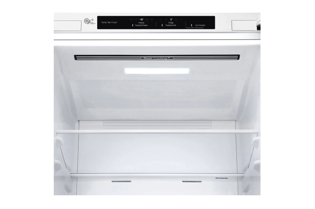 LG Hajm 341 l |  Pastki muzlatgich kamerali LG sovutgich | Oq | DoorCooling+™ | Smart Inverter Compressor, GC-B459SQCL, thumbnail 4