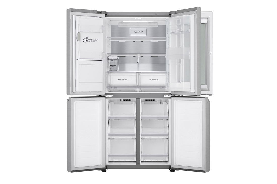 LG Hajm 422 l |  LG InstaView Door-in-Door sovutgich | Po'lat | DoorCooling⁺™ | LG sovutgich ThinQ | Linear Inverter Compressor, GC-X22FTALL, GC-X22FTALL, thumbnail 4