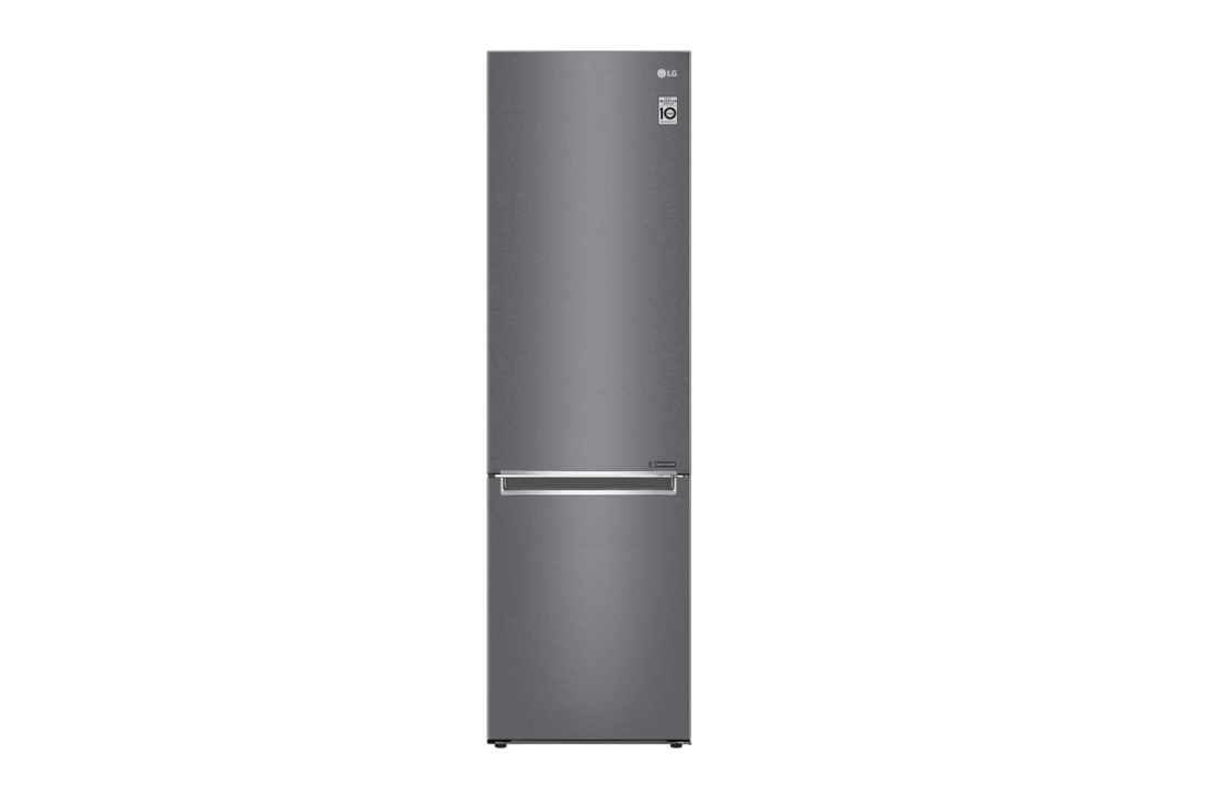 LG Hajm 384 l |  Pastki muzlatgich kamerali LG sovutgich | Kulrang | DoorCooling⁺™ | Linear Inverter Compressor, GC-B509SLCL, GC-B509SLCL