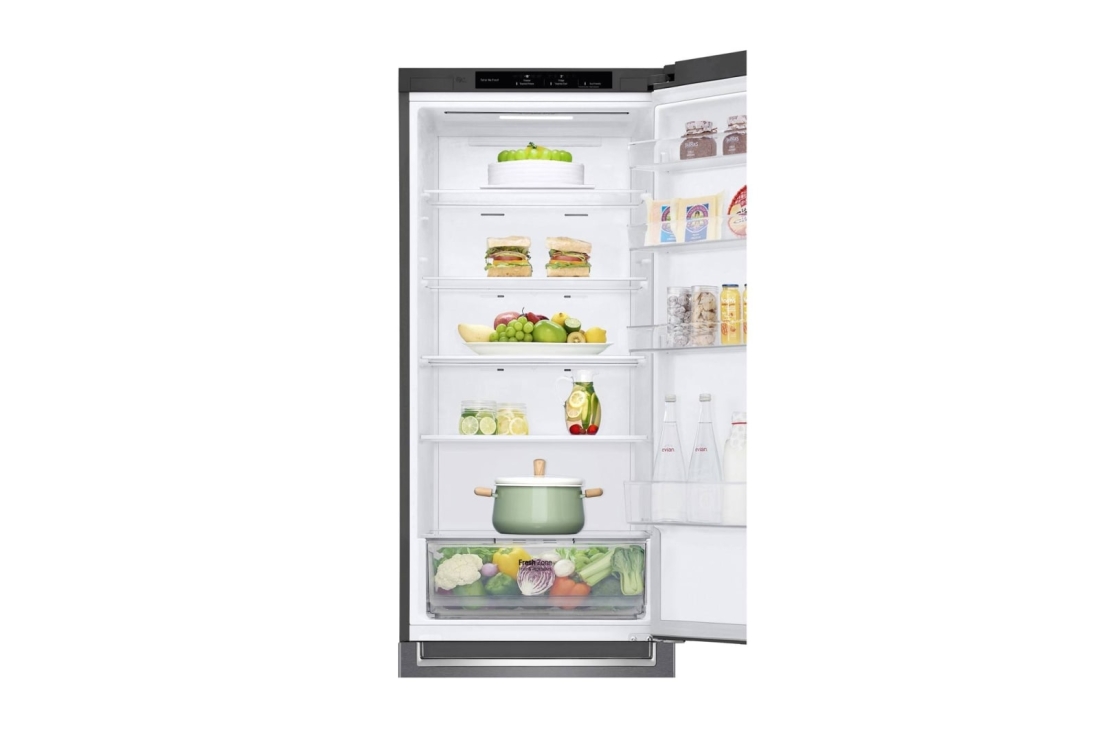 LG Hajm 384 l |  Pastki muzlatgich kamerali LG sovutgich | Kulrang | DoorCooling⁺™ | Linear Inverter Compressor, GC-B509SLCL, GC-B509SLCL, thumbnail 4