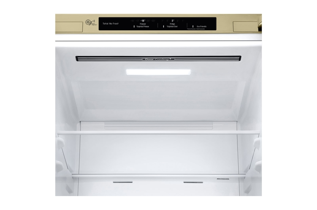 LG Hajm 341 l |  Pastki muzlatgich kamerali LG sovutgich | Qaymoq rang | DoorCooling+™ | Smart Inverter Compressor, GC-B459SECL, thumbnail 4
