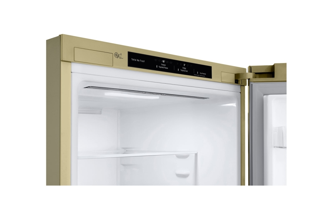 LG Hajm 341 l |  Pastki muzlatgich kamerali LG sovutgich | Qaymoq rang | DoorCooling+™ | Smart Inverter Compressor, GC-B459SECL, thumbnail 5