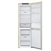 LG Hajm 341 l |  Pastki muzlatgich kamerali LG sovutgich | Qaymoq rang | DoorCooling+™ | Smart Inverter Compressor, GC-B459SECL, thumbnail 3