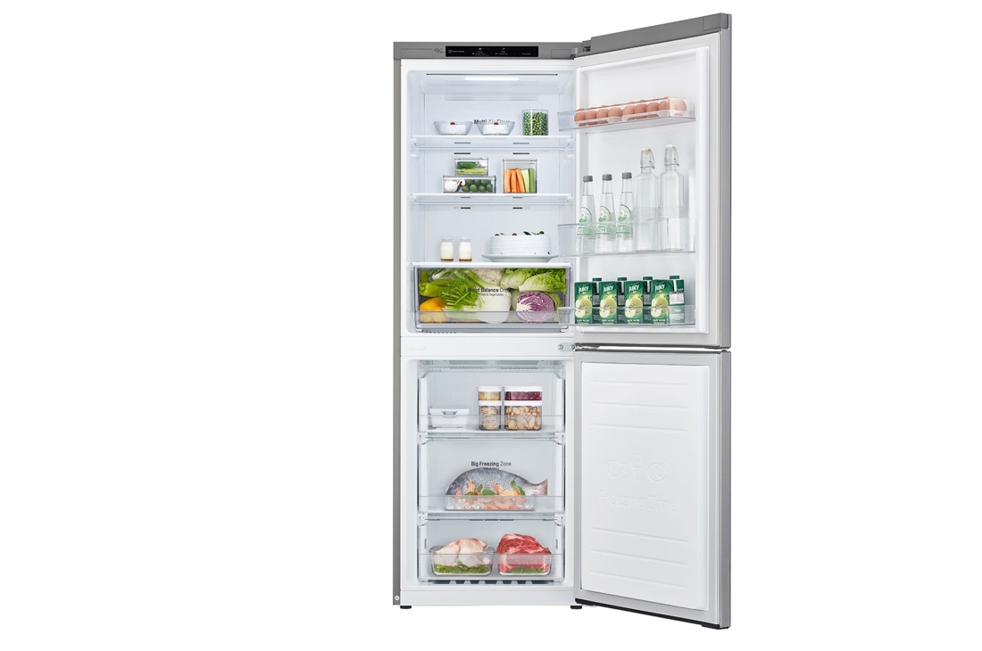 LG Hajm 306 l |  Pastki muzlatgich kamerali LG sovutgich | Kulrang| DoorCooling⁺™ | Smart Inverter Compressor, GC-B399SMCL, GC-B399SMCL, thumbnail 2