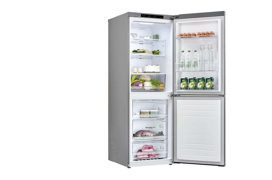 LG Hajm 306 l |  Pastki muzlatgich kamerali LG sovutgich | Kulrang| DoorCooling⁺™ | Smart Inverter Compressor, GC-B399SMCL, GC-B399SMCL, thumbnail 10