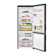 LG Hajm 446 l |  Pastki muzlatgich kamerali LG sovutgich | Qora | Suv dispenseri | Smart Inverter Compressor, GC-F569PBAM, GC-F569PBAM, thumbnail 2