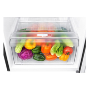 LG Hajm 312 l |  Yuqori muzlatgich kamerali LG sovutgich | Qora | DoorCooling⁺™ | Smart Inverter Compressor, GN-C372SBCB, thumbnail 5