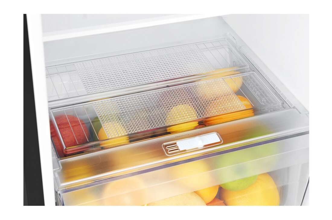 LG Hajm 254 l |  Yuqori muzlatgich kamerali LG sovutgich | Qora | NatureFRESH™| Smart Inverter Compressor, GN-C272SBCB, GN-C272SBCB, thumbnail 6